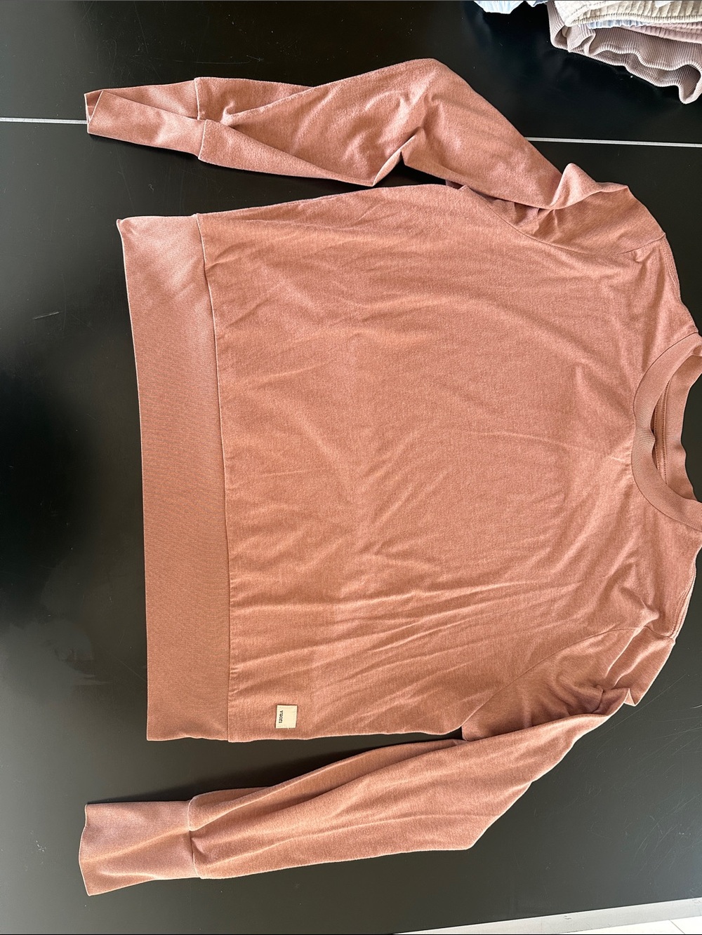 Vuori Women’s Crewneck Sweater in Dusty Rose